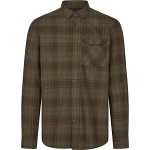 Glen Flanellskjorta Pine Green/Dark Navy