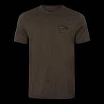 Härkila Logo brand t-shirt Shadow brown/Tarmac