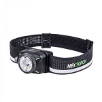 Nextorch eSTAR pannlampa svart, 1300 lm uppladdningsbart batteri