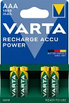 Varta Laddbart Power AAA1000 4-pack