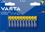Varta Longlife Power AAA 20-pack