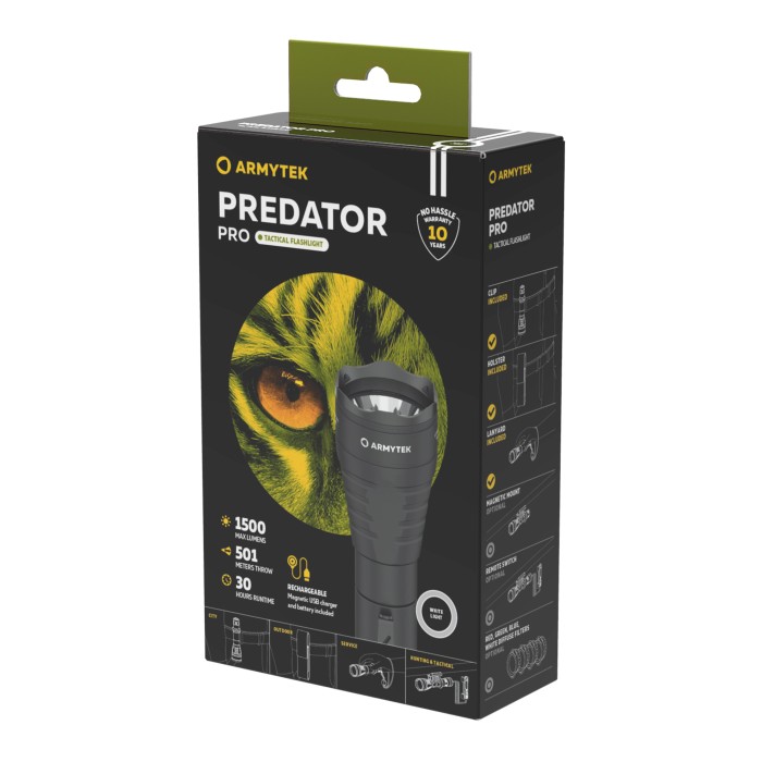 Armytek Predator Pro Magnet USB Warm
