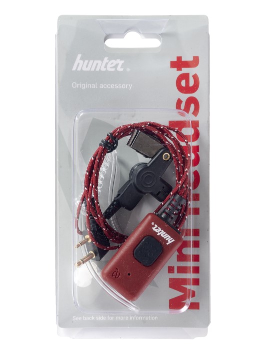 Hunter Miniheadset OS05 Tygkabel