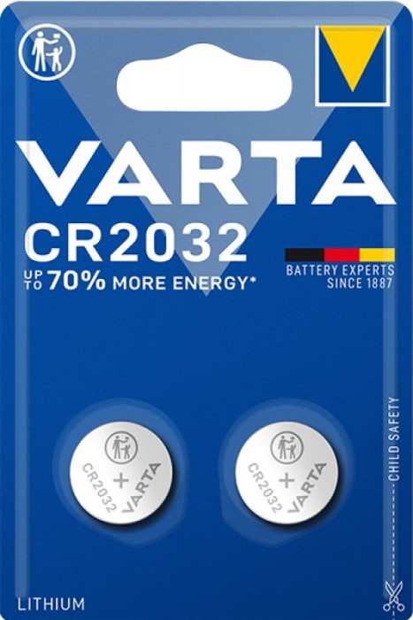 Varta Lithium Knappcell CR2032 2-pack